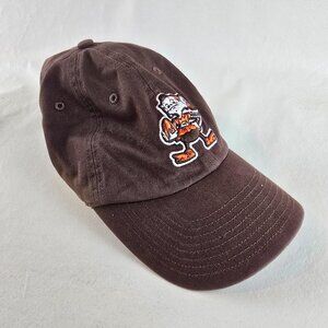 Cleveland Browns Hat Mens Adjustable Brown NFL 47 Brand Retro Throwback Elf Logo